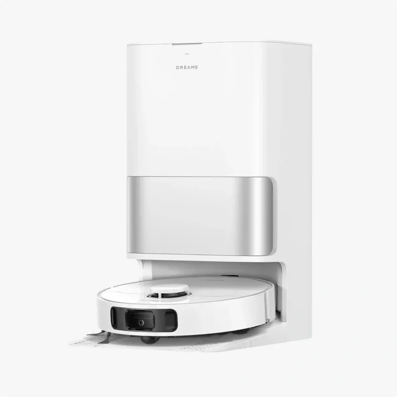 Dreame D30 Ultra – vue de face avec la station